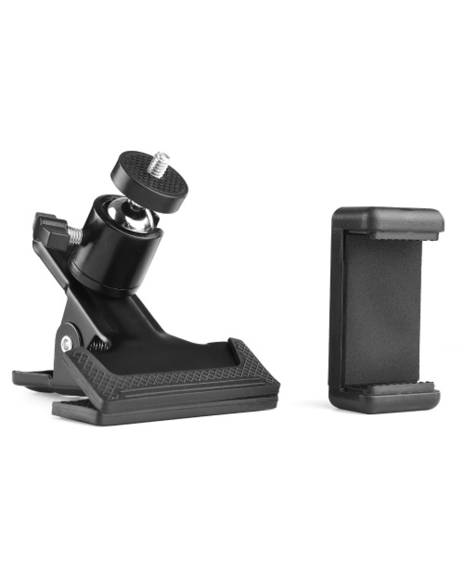 Clip-on Phone Holder Musical Instrument Phone Mount Stand with 360 Degree Rotatable Ball Head for Bass Guitar Head