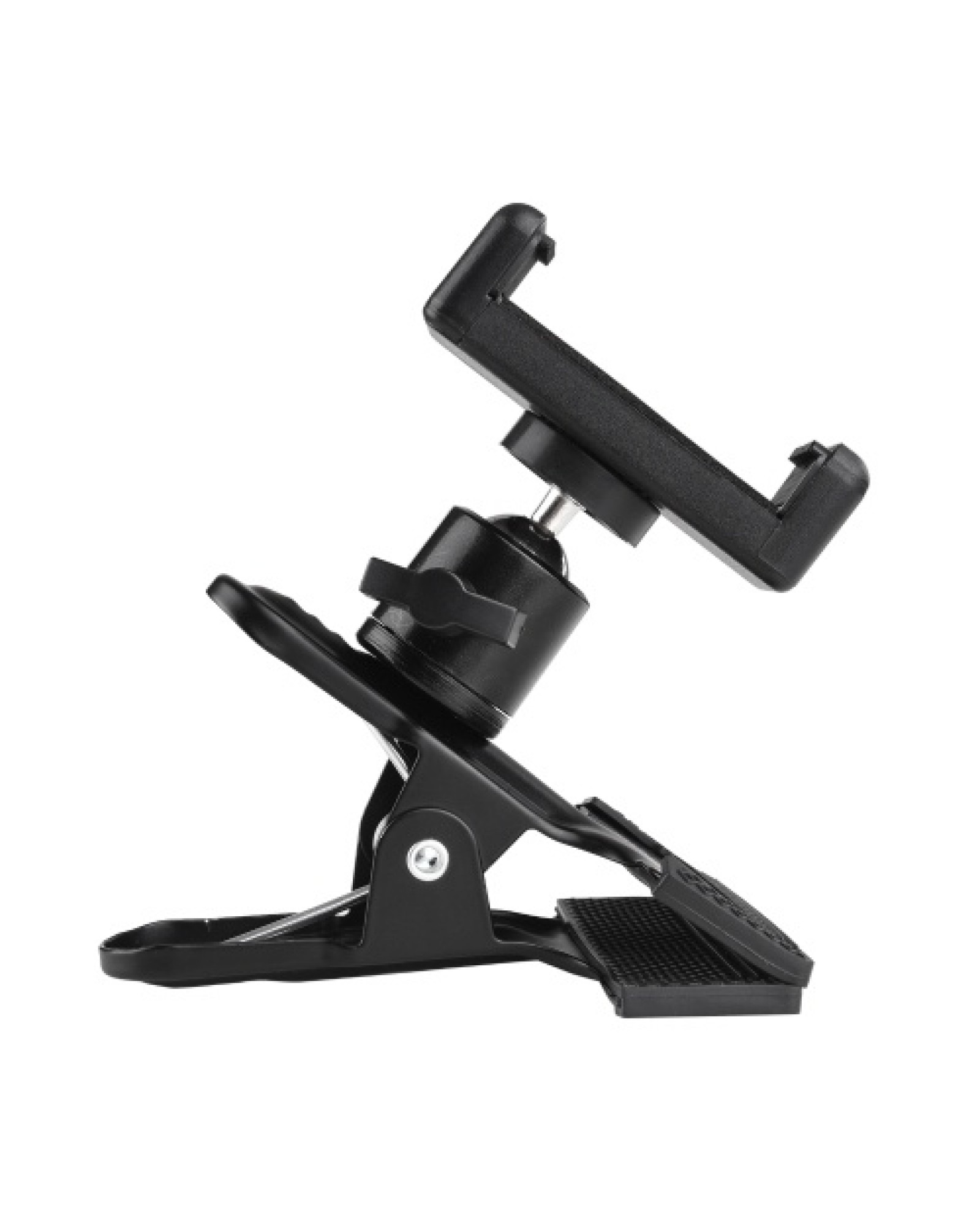 Clip-on Phone Holder Musical Instrument Phone Mount Stand with 360 Degree Rotatable Ball Head for Bass Guitar Head