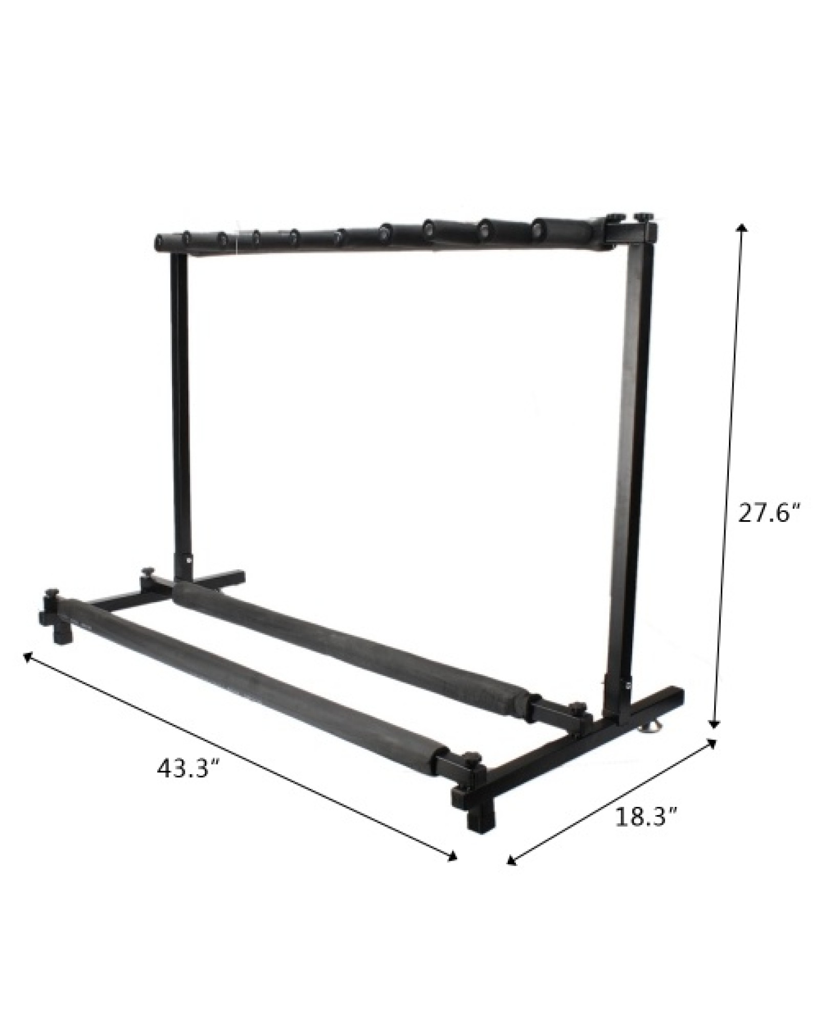 Triple Folding Multiple Guitar Holder Rack Stand