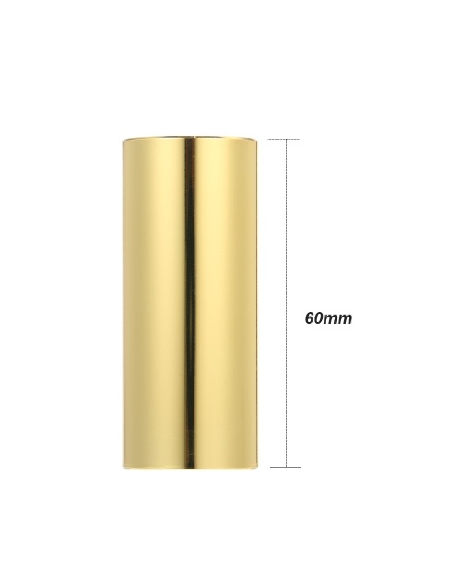 1PC 60MM High Guitar Slide Bar Stainless Steel Metal/Glass Finger Slides for Guitar Bass Banjo Ukulele String Instrument Accesso