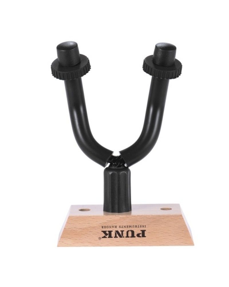 Wall Mount Guitar Hanger Hook Holder Keeper Wooden Base for Electric Acoustic Guitars Bass Ukulele String Instrument
