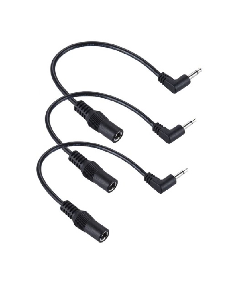 5.5mm * 2.1/2.5mm to 3.5mm(1/8″) Positive Tip Power Supply Converter Cable for Guitar Effect