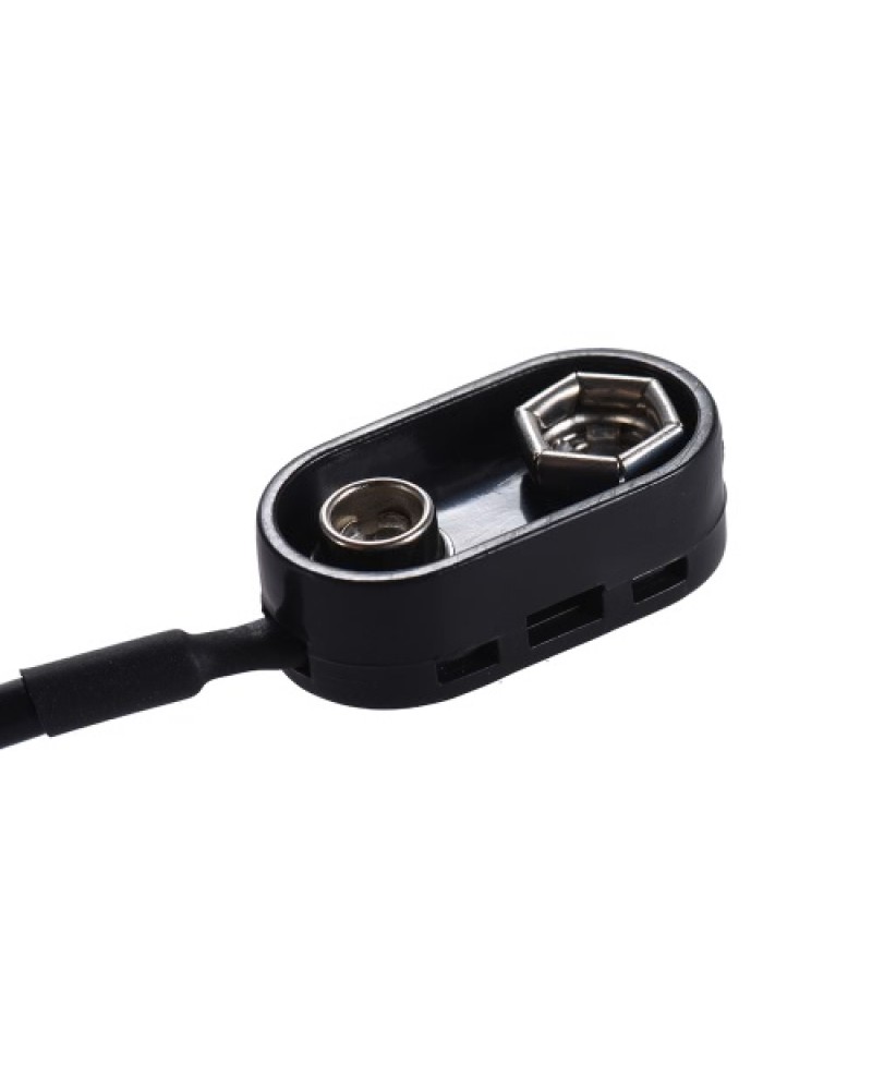 3pcs 9V Battery Clip Converter Snap Connector 2.1mm * 5.5mm Female Plug for Guitar Effect One Spot Power Supply