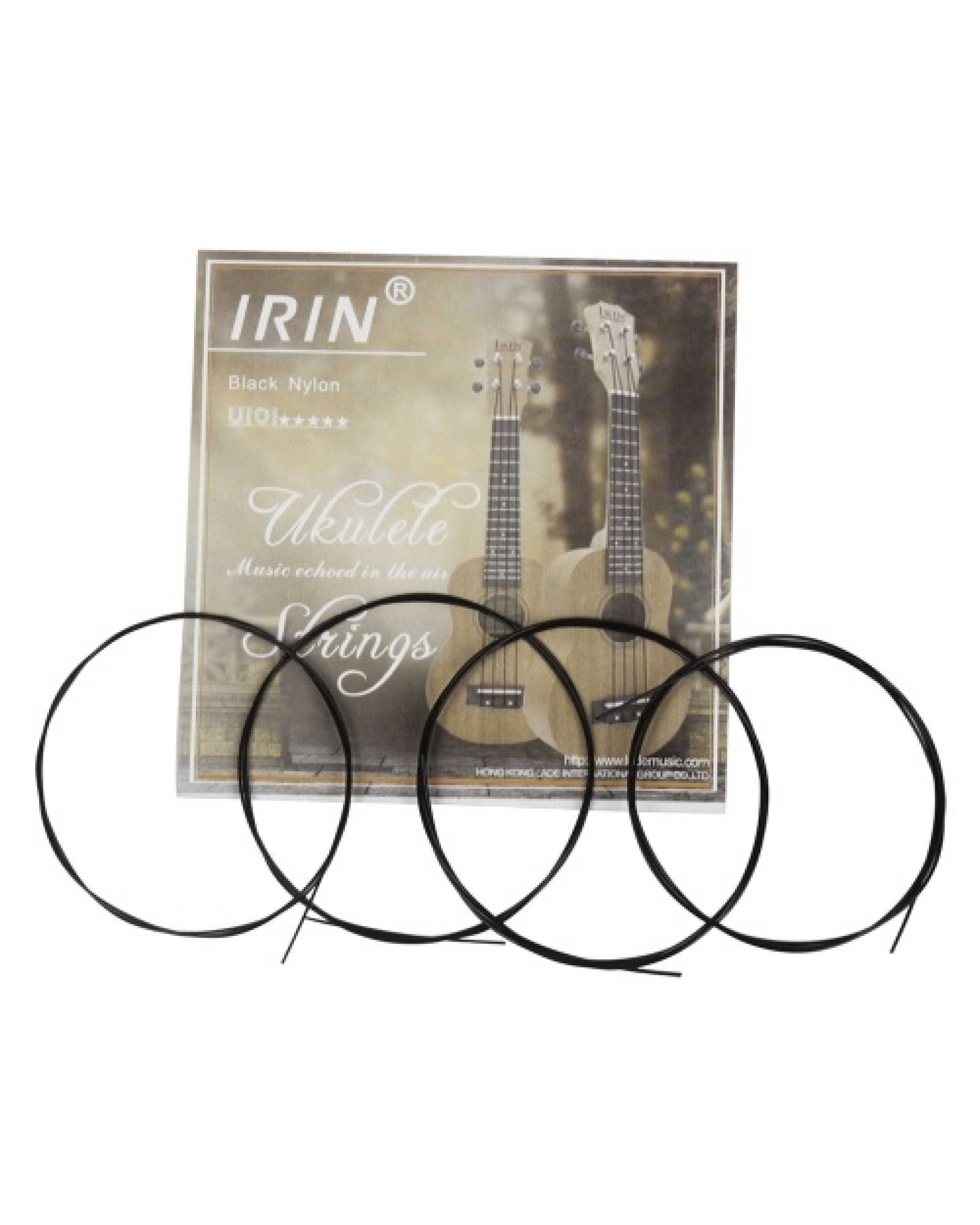 Black Ukulele Ukelele Uke Strings Nylon Material, 4pcs/set