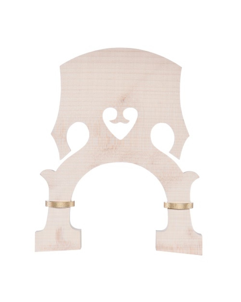 Standard Maple Bridge Replacement Part for 4/4 Size Double Bass Adjustable Upright Bass Bridge