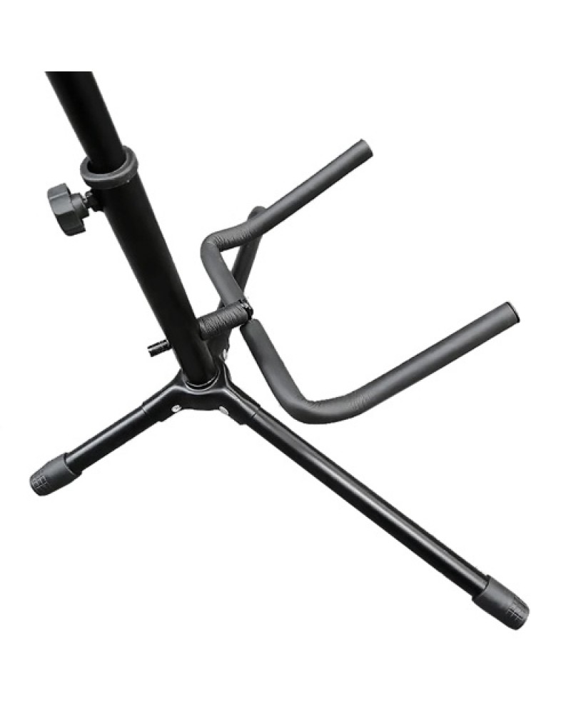 Folding Guitar Floor Stand String Instrument Tripod Holder Metal Material for Acoustic Electric Guitar Bass