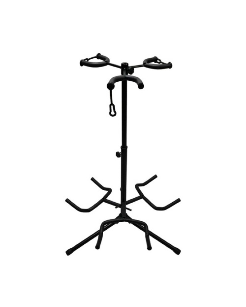 Adjustable Multi Guitar Stand 3 Holders String Instrument Floor Tripod Bracket