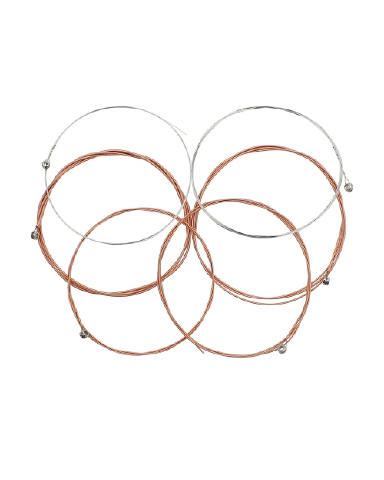 Steel Phosphor Bronze Color Alloy Wound 1st-6th (.011-.052) 6pcs Acoustic Guitar Strings String Set