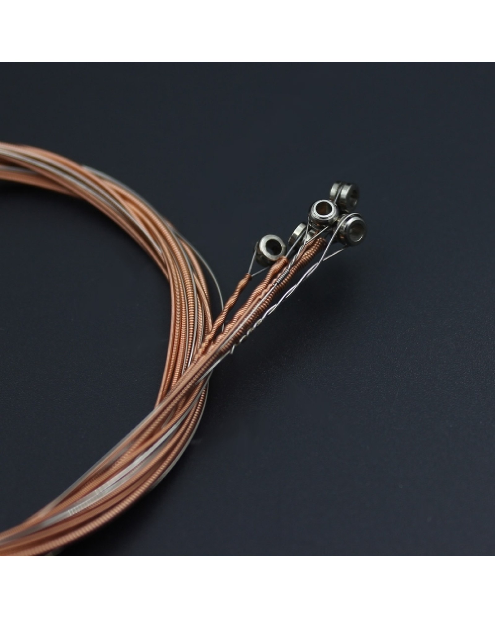 Steel Phosphor Bronze Color Alloy Wound 1st-6th (.011-.052) 6pcs Acoustic Guitar Strings String Set