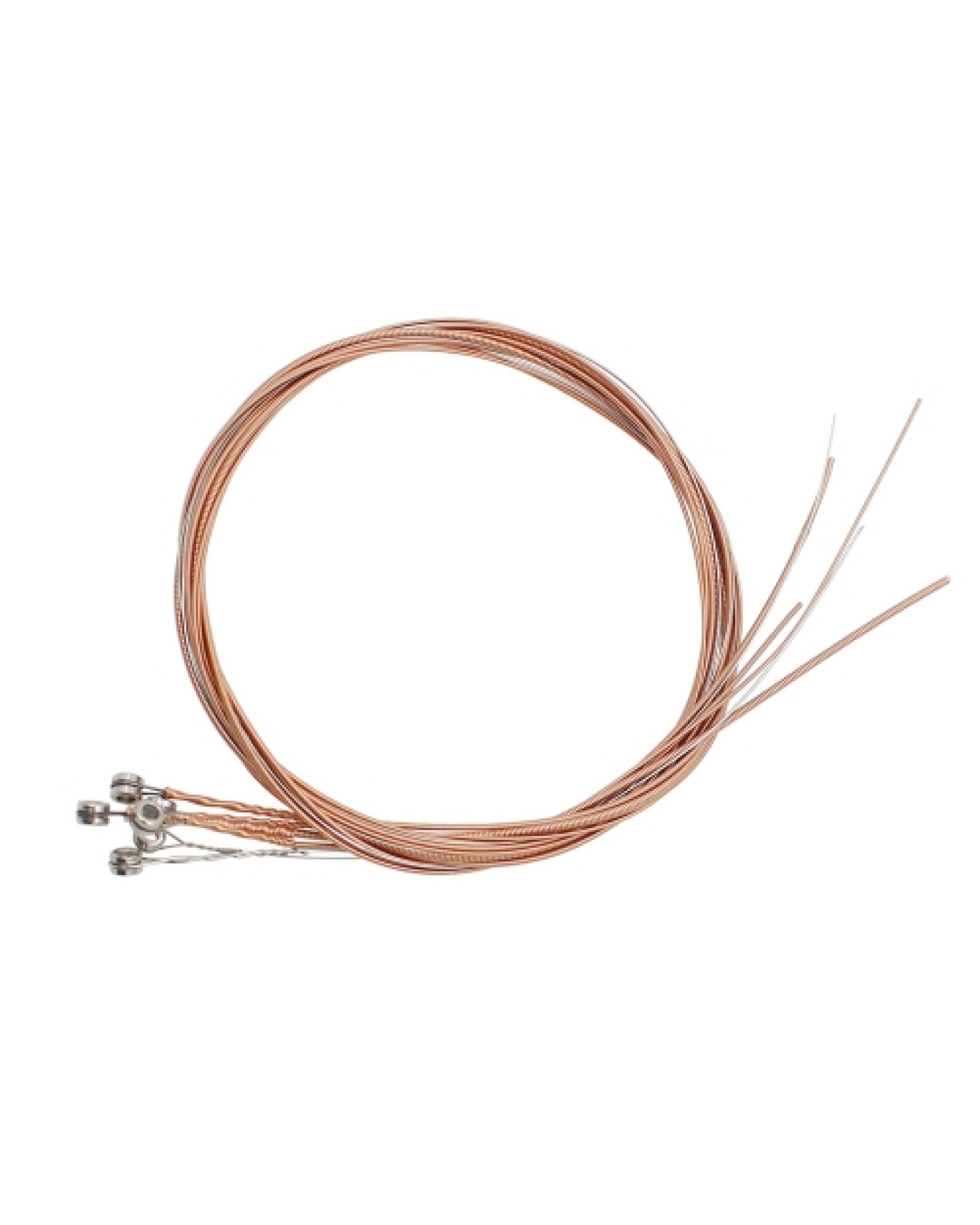 Steel Phosphor Bronze Color Alloy Wound 1st-6th (.011-.052) 6pcs Acoustic Guitar Strings String Set