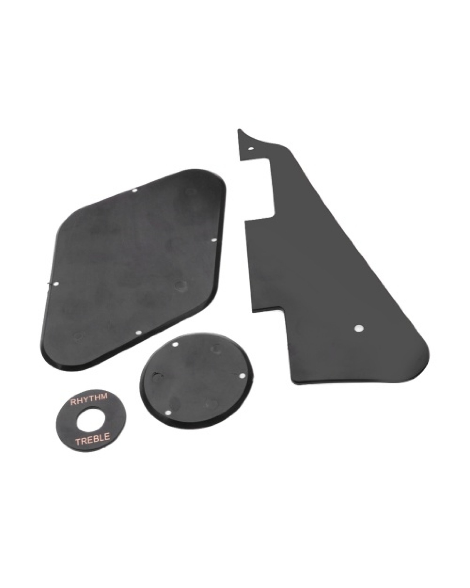 4 PCS Electric Guitar Pickguard Set Compatible with LP, Scratch Plate Plastic Front and Back Pick Guards for Electric Guitars