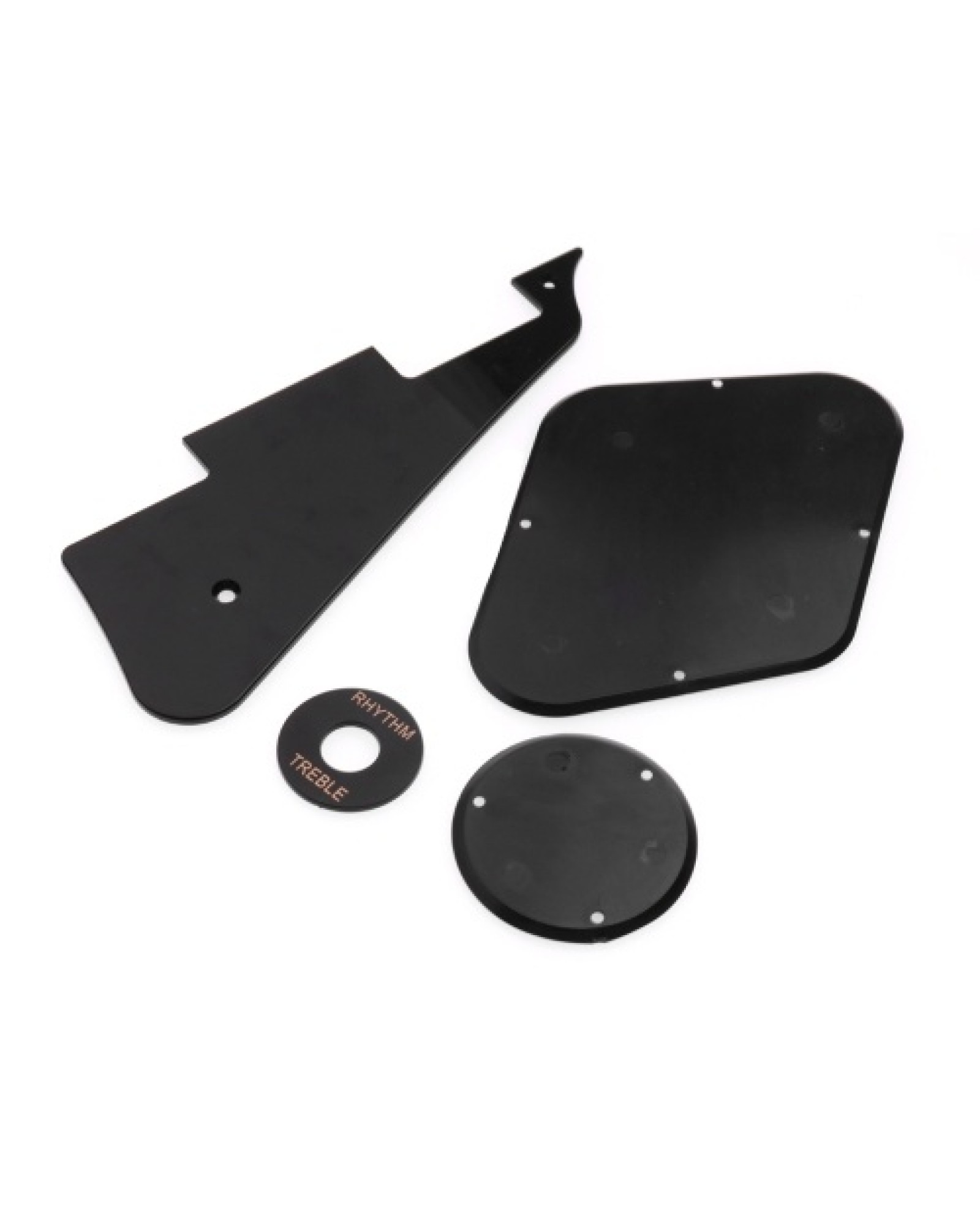 4 PCS Electric Guitar Pickguard Set Compatible with LP, Scratch Plate Plastic Front and Back Pick Guards for Electric Guitars