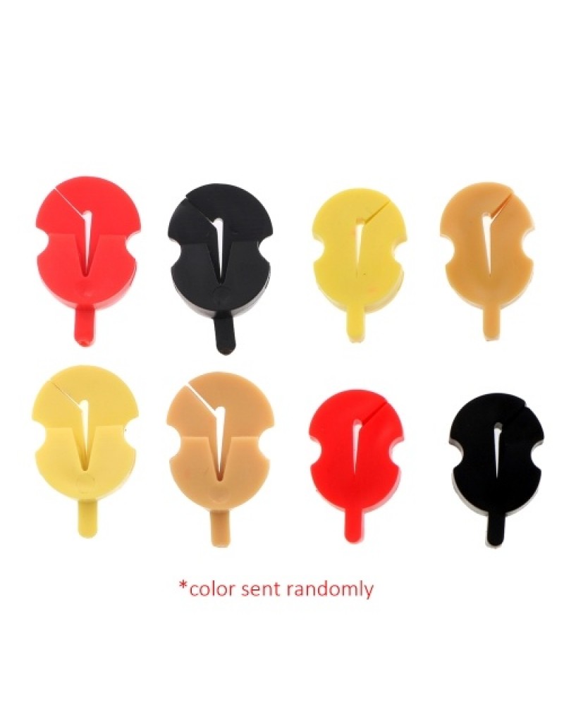 8pcs Rubber Violin Practice Mute Round Style Violin Mute Practice Violin Silencer