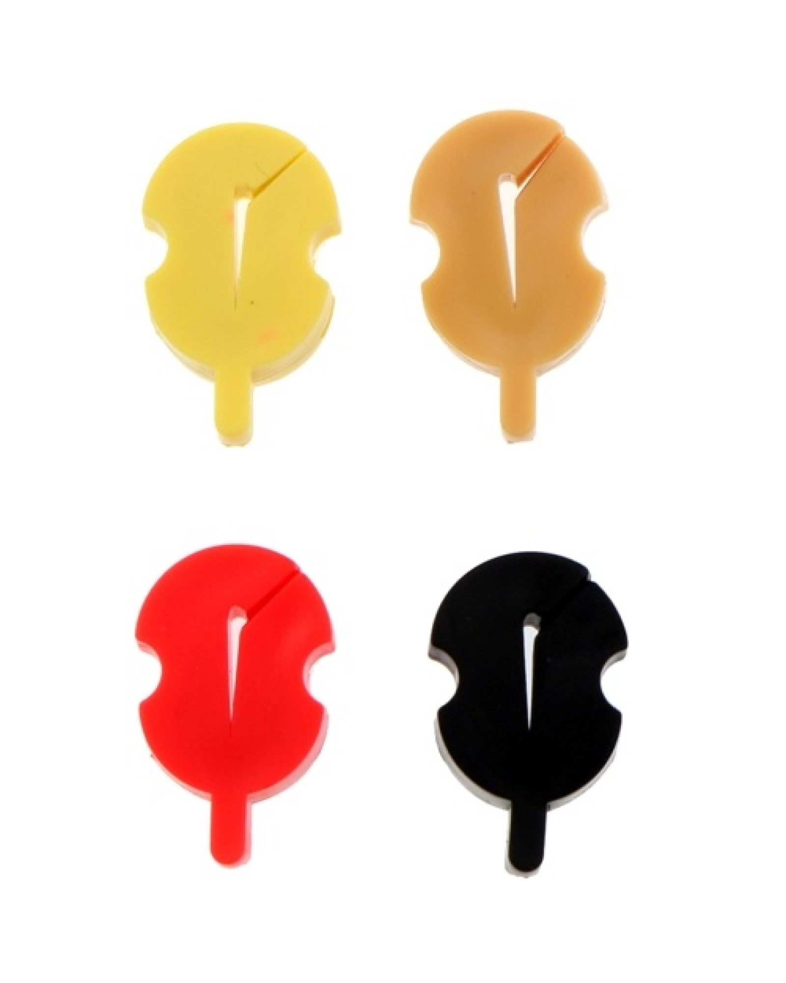 8pcs Rubber Violin Practice Mute Round Style Violin Mute Practice Violin Silencer