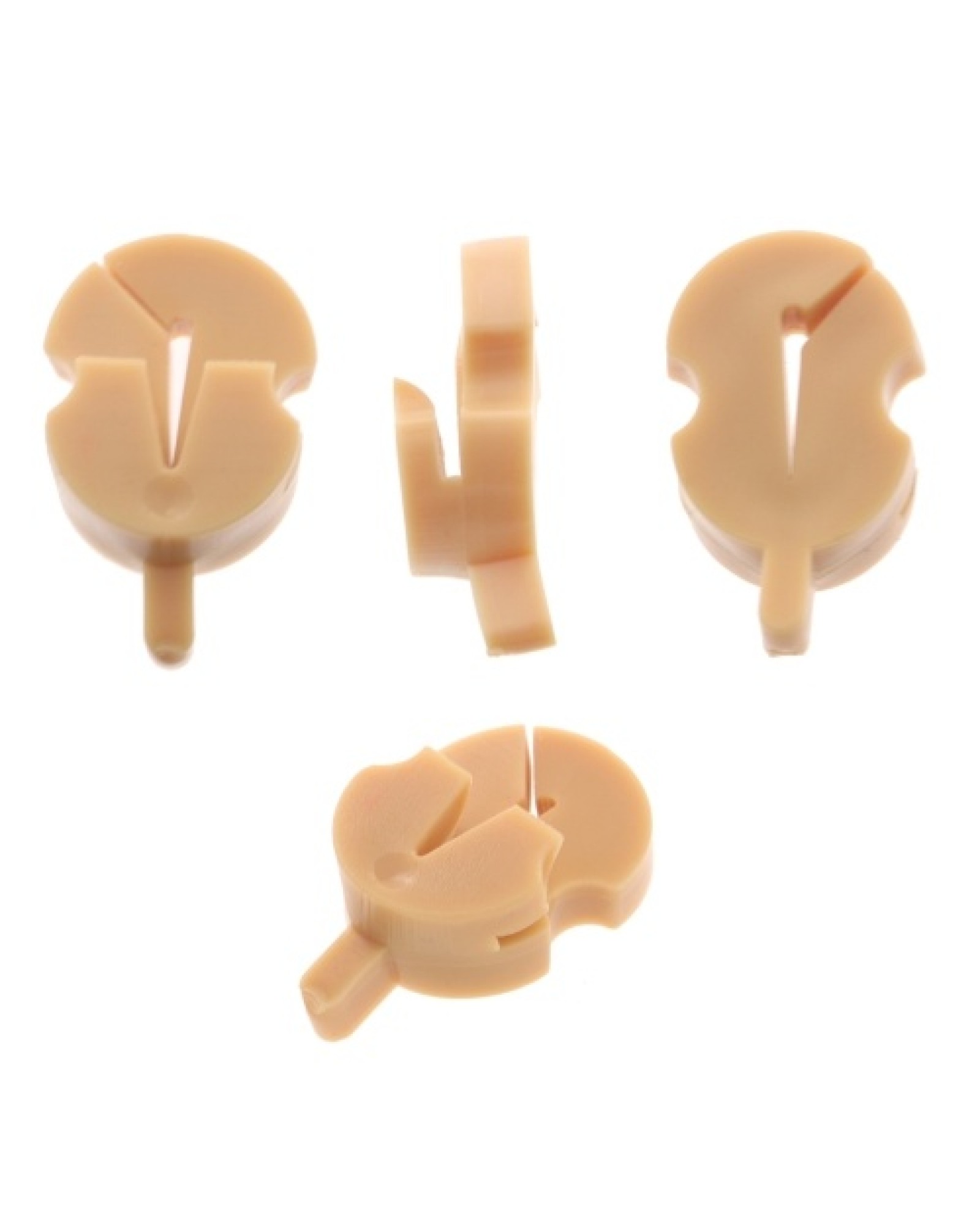 8pcs Rubber Violin Practice Mute Round Style Violin Mute Practice Violin Silencer