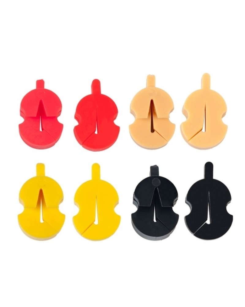 8pcs Rubber Violin Practice Mute Round Style Violin Mute Practice Violin Silencer