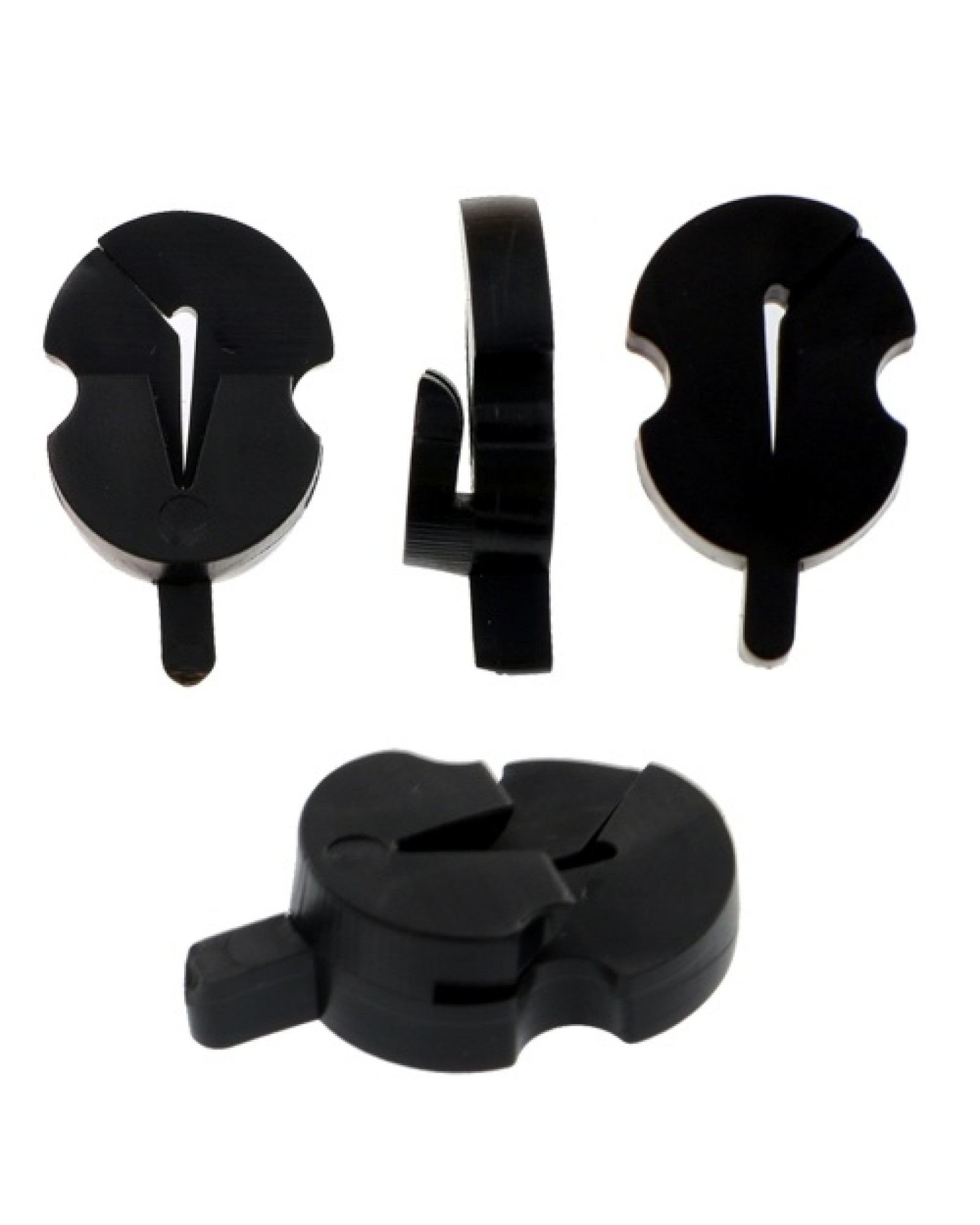 8pcs Rubber Violin Practice Mute Round Style Violin Mute Practice Violin Silencer