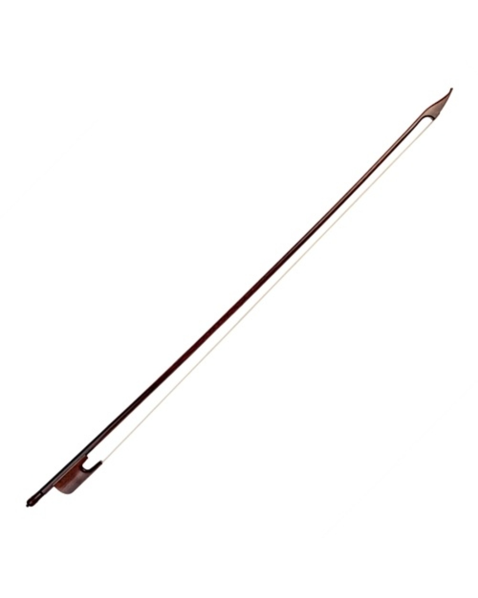 4/4 Violin Bow Baroque Style Snakewood Round Stick Snakewood Frog White Horsehair Well Balanced
