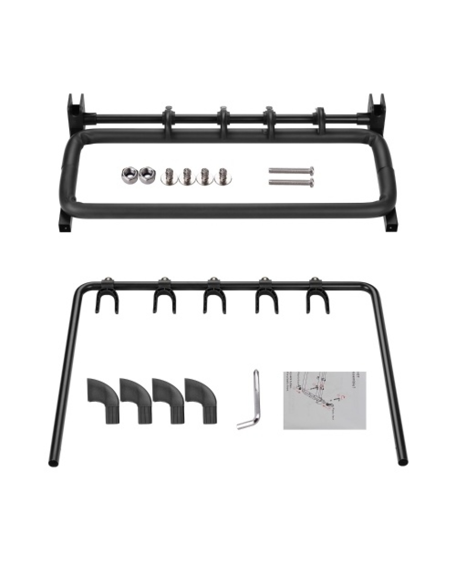 Foldable Multi Guitar Stand 5 Holders for Guitar Display Storage