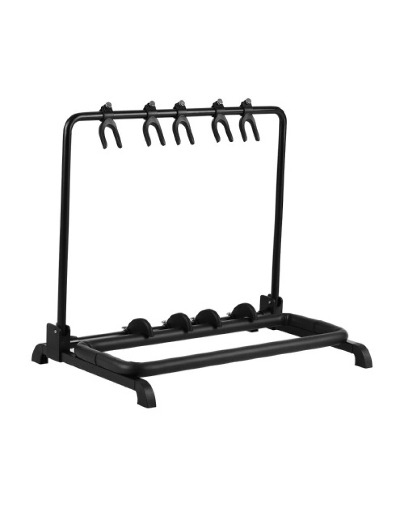 Foldable Multi Guitar Stand 5 Holders for Guitar Display Storage
