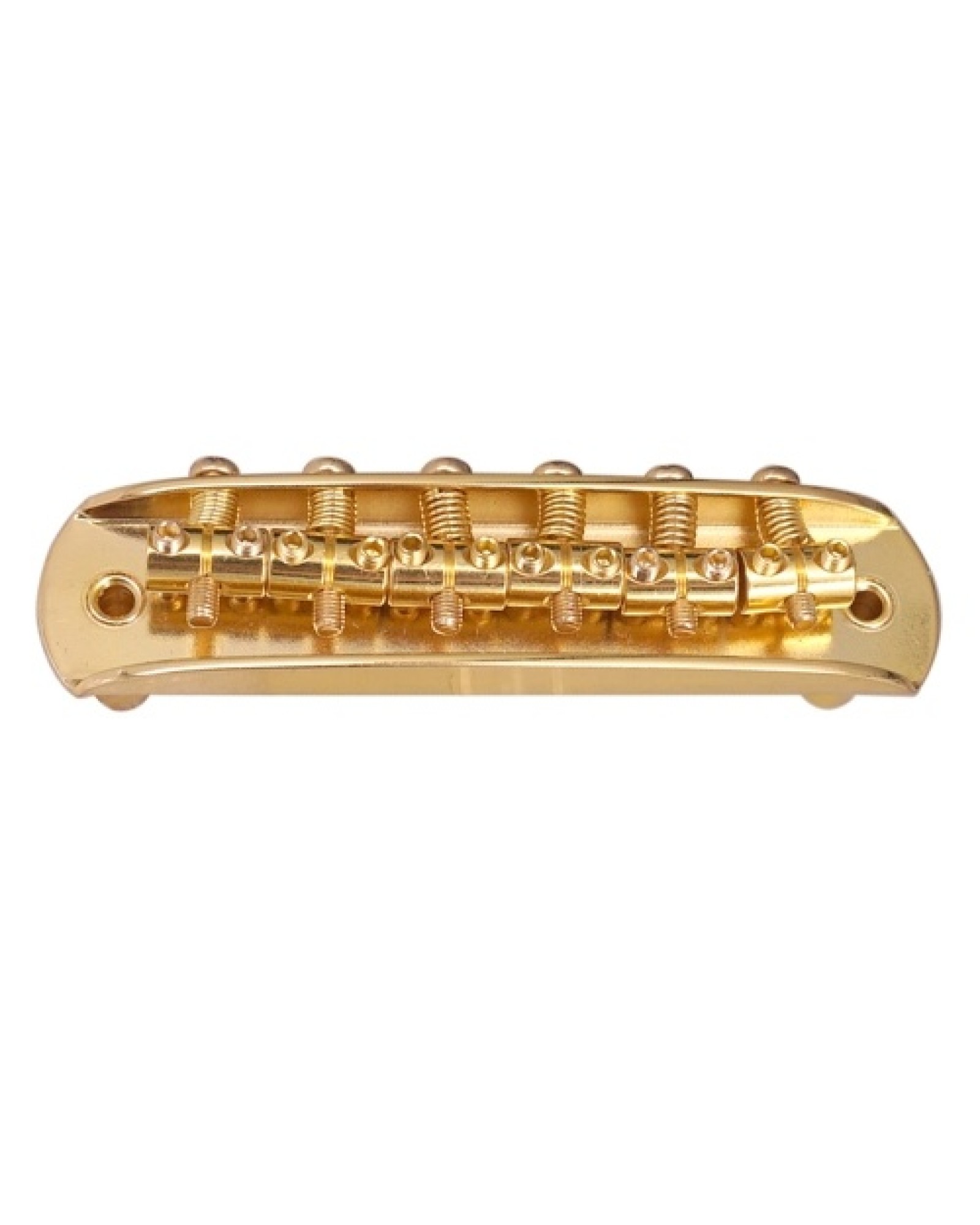 Electric Guitar Bridge Compatible with JM Series, Guitar Tailpiece Chrome Roller Saddles with 2 Screw Sleeves &amp; 1.5mm Hexago