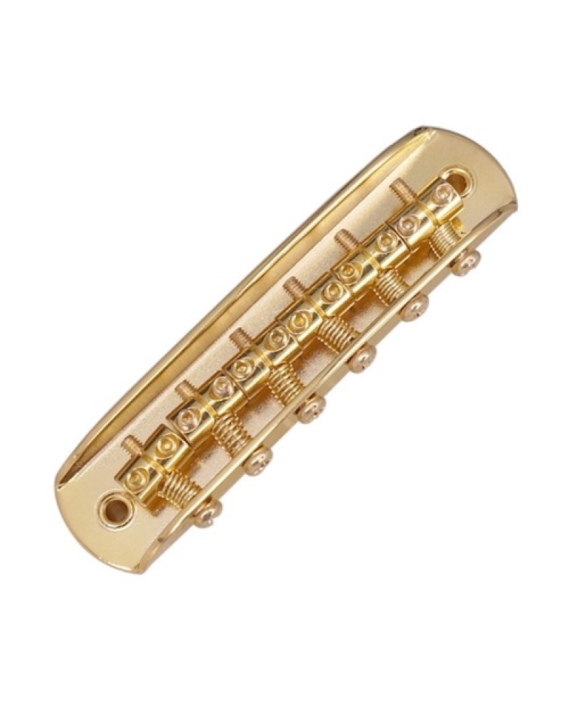 Electric Guitar Bridge Compatible with JM Series, Guitar Tailpiece Chrome Roller Saddles with 2 Screw Sleeves &amp; 1.5mm Hexago