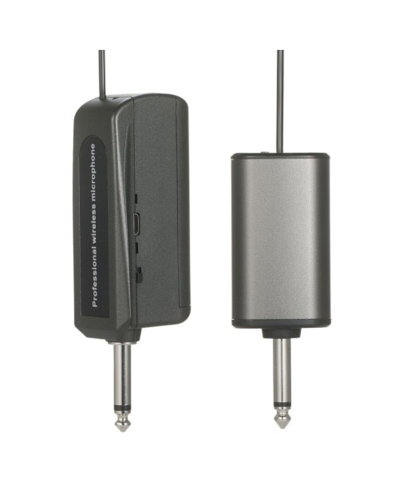 UHF Headset Wireless Microphone Transmitter &amp; Receiver Music Instrument Wireless System 6.35mm Standard Audio Plug