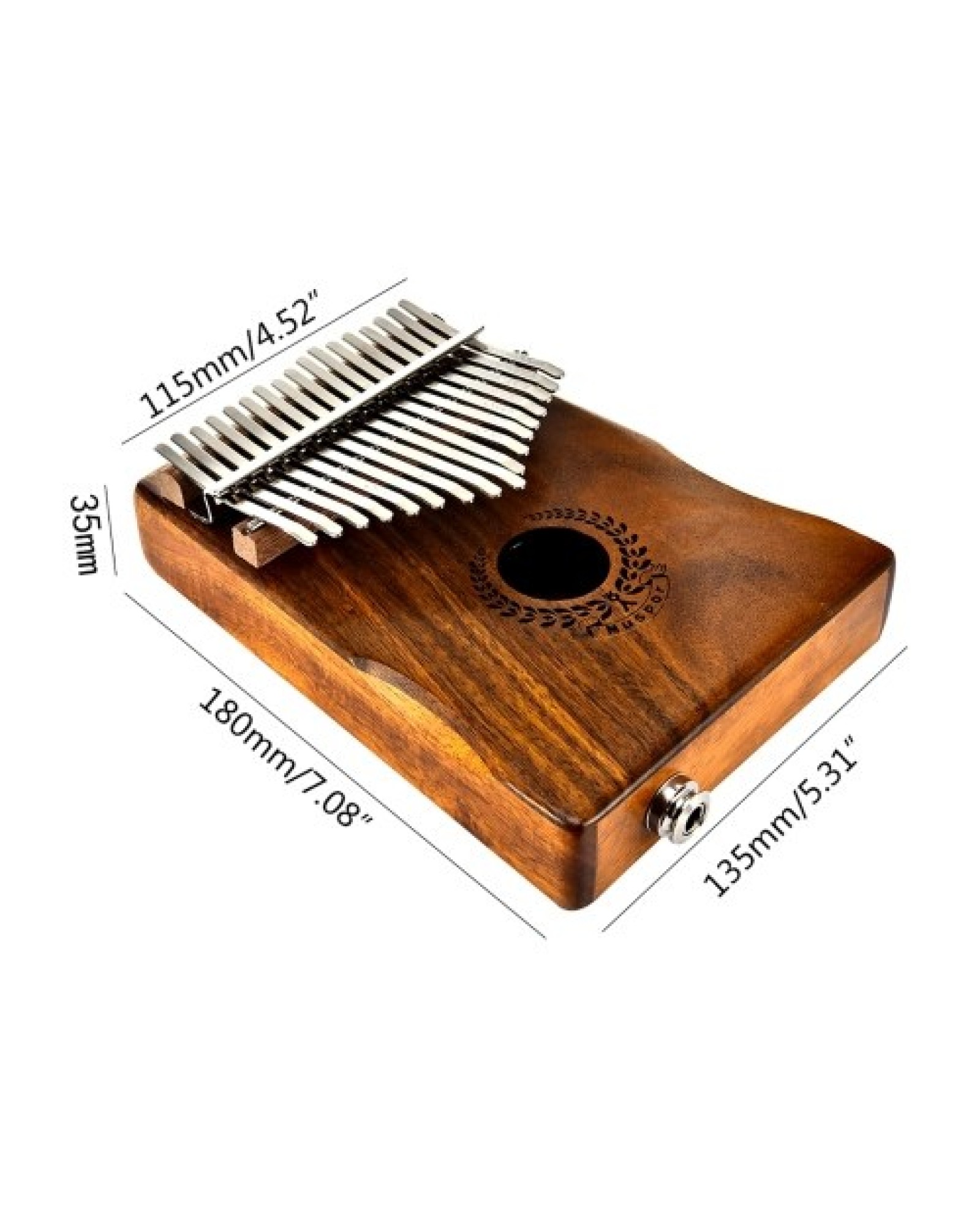 17 Keys Finger Piano Instrument Portable with Audio Cable Storage Bag Portable for Music Player Kids Adults Beginner Gift 