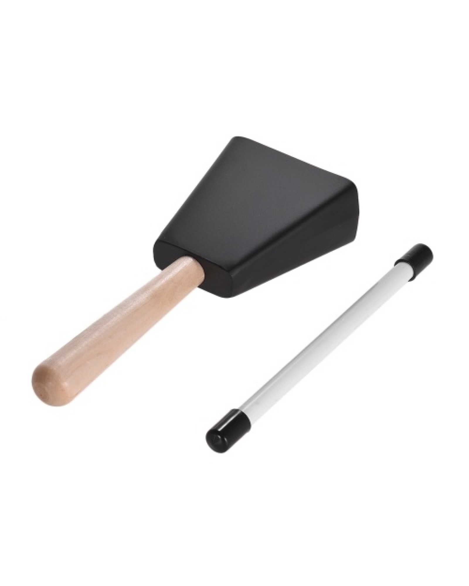 Professional Metal Cowbell with Wooden Handle Mallet Percussion Instrument