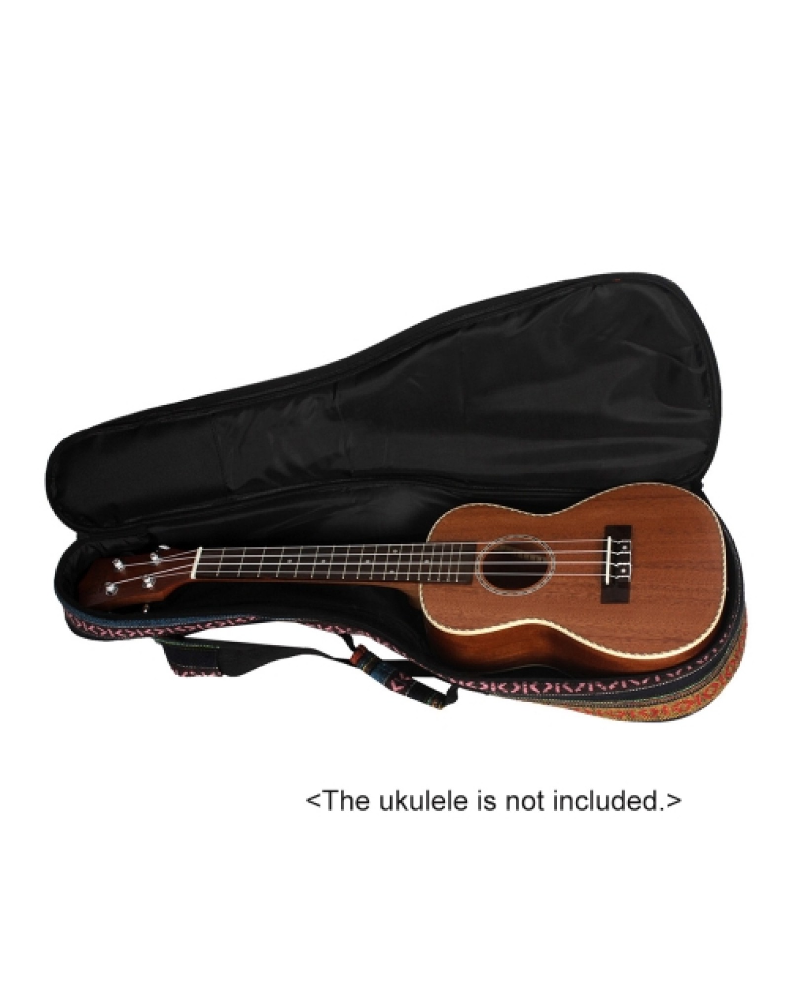 Special National Style 23" Ukelele Ukulele Uke Bag Backpack Case 6mm Cotton Padding Durable Colorful with Adjustable Shoulder St