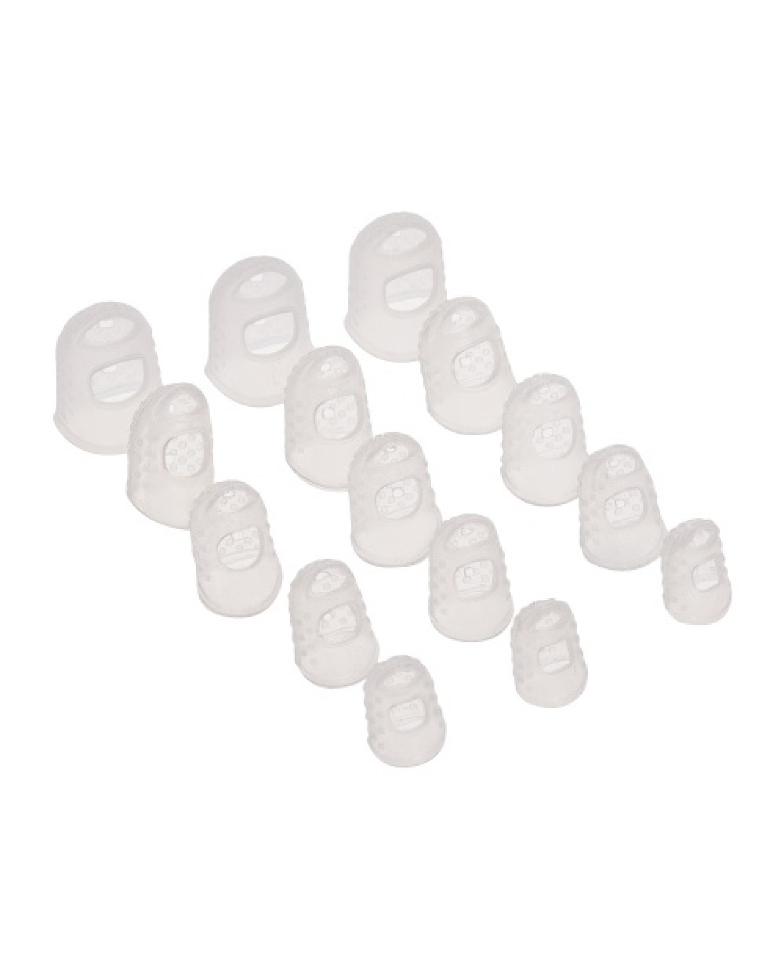 Guitar Accessories Kit Includes 15pcs Silicone Guitar Finger Protectors + 10pcs Guitar Picks for Acoustic Guitar Beginners