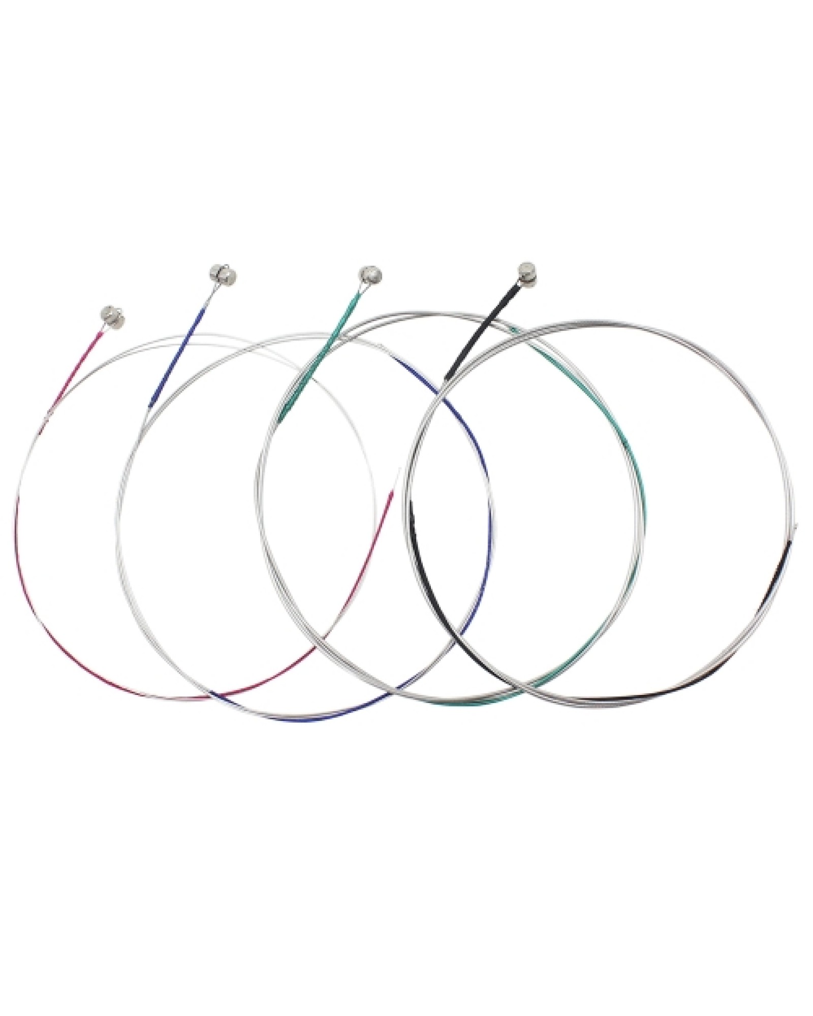 4pcs A Set of Violin Strings C-G-D-A Steel Core Nickel Silver Wound Exquisite Stringed Musical Instrument Parts Accessories