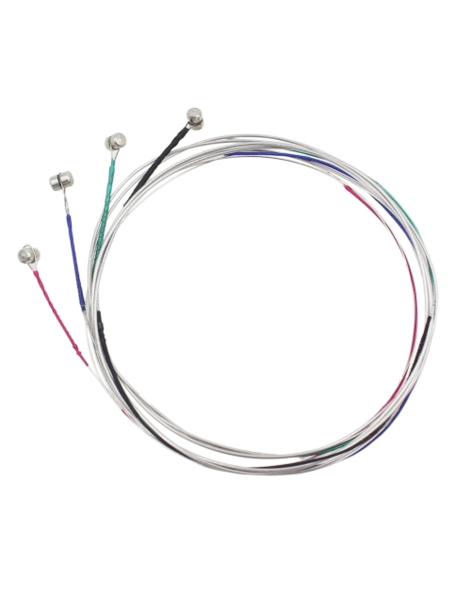 4pcs A Set of Violin Strings C-G-D-A Steel Core Nickel Silver Wound Exquisite Stringed Musical Instrument Parts Accessories