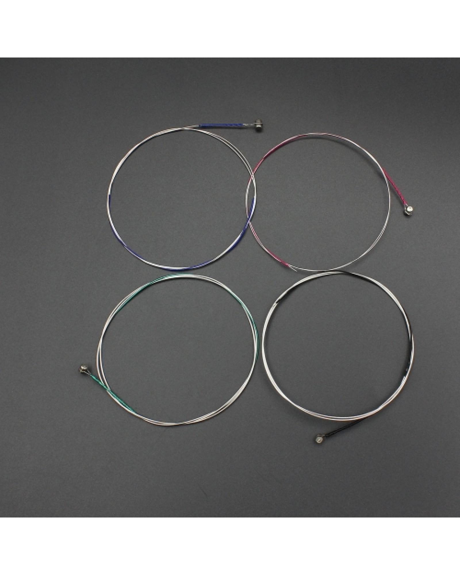 4pcs A Set of Violin Strings C-G-D-A Steel Core Nickel Silver Wound Exquisite Stringed Musical Instrument Parts Accessories