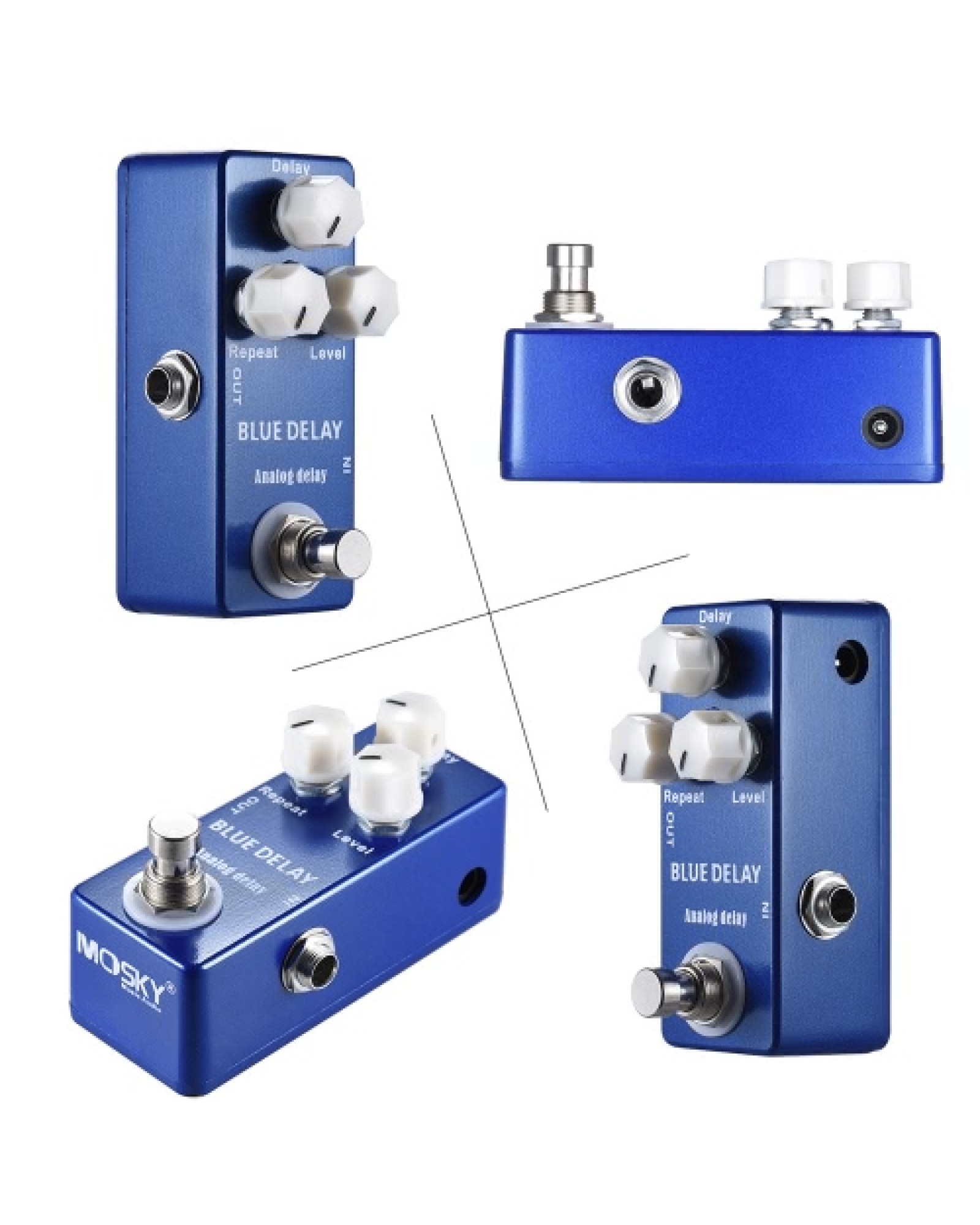 Mini Analog Delay Guitar Effect Pedal True Bypass Zinc-aluminium Alloy Body