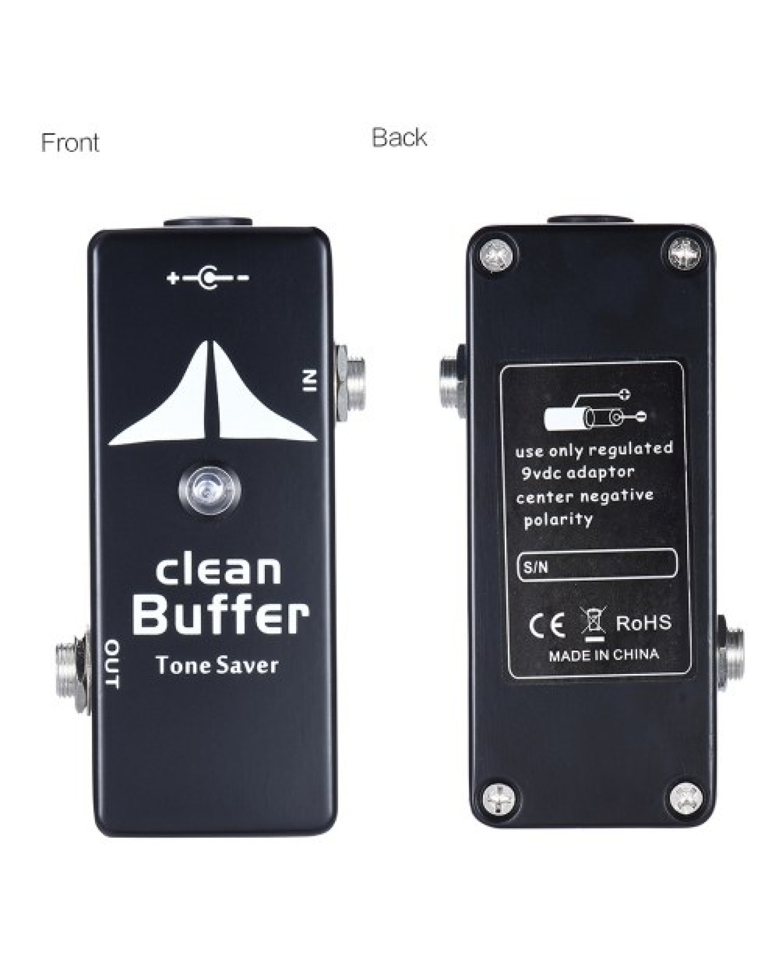 Mini Clean Buffer Guitar Effect Pedal Tone Saver Zinc-aluminium Alloy Body