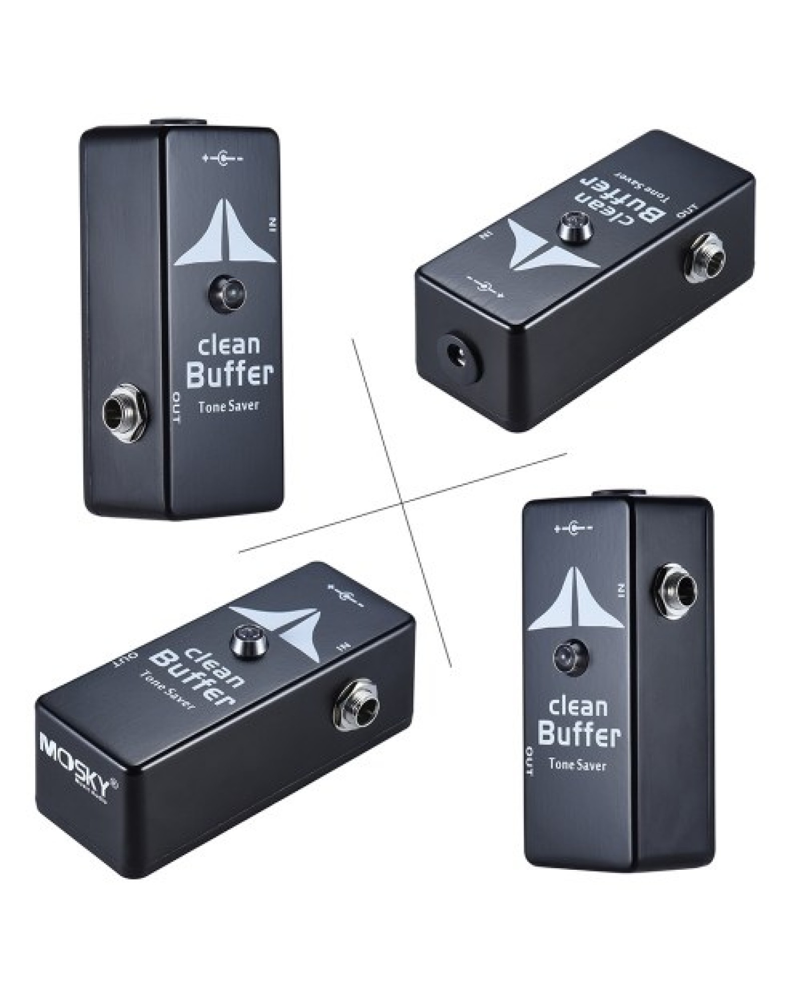 Mini Clean Buffer Guitar Effect Pedal Tone Saver Zinc-aluminium Alloy Body
