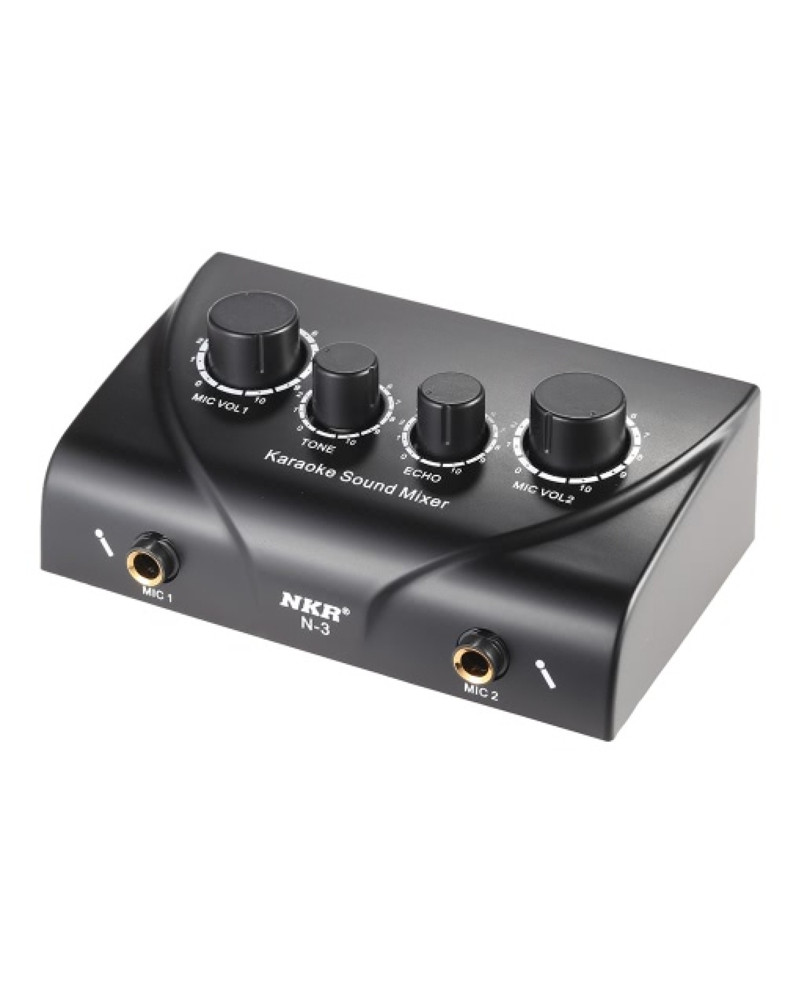 Karaoke Sound Mixer Dual Mic Inputs With Cable