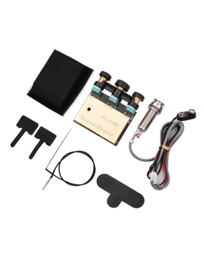 Sound Hunter Guitar Pickup Acoustic Guitar Onboard Active Piezo Pick Up