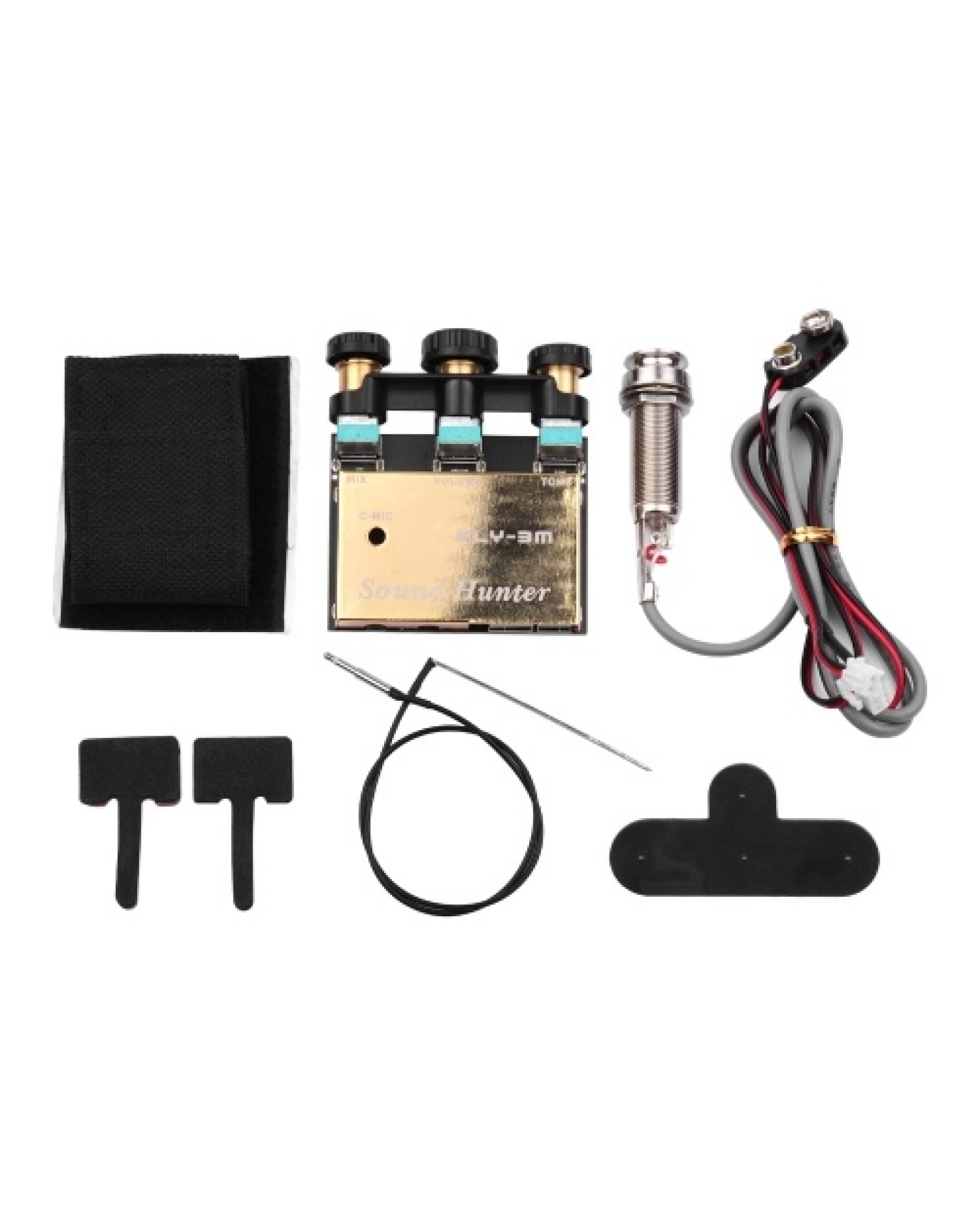 Sound Hunter Guitar Pickup Acoustic Guitar Onboard Active Piezo Pick Up