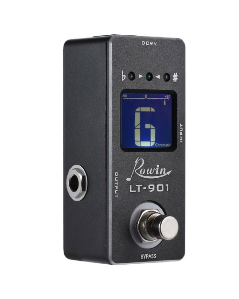 Mini Chromatic Guitar Tuner Pedal Effect True Bypass LCD Display