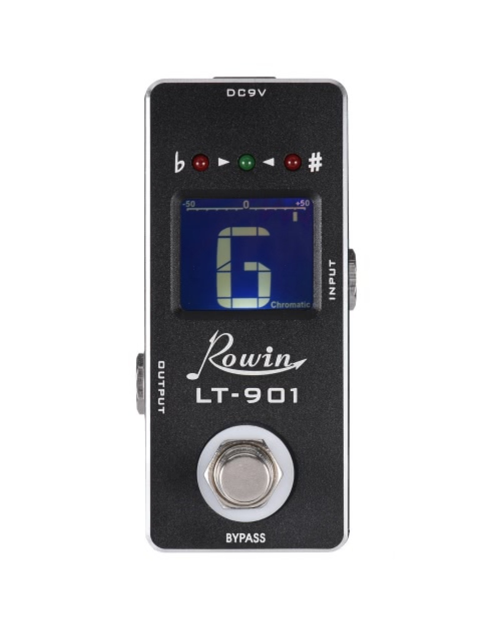 Mini Chromatic Guitar Tuner Pedal Effect True Bypass LCD Display