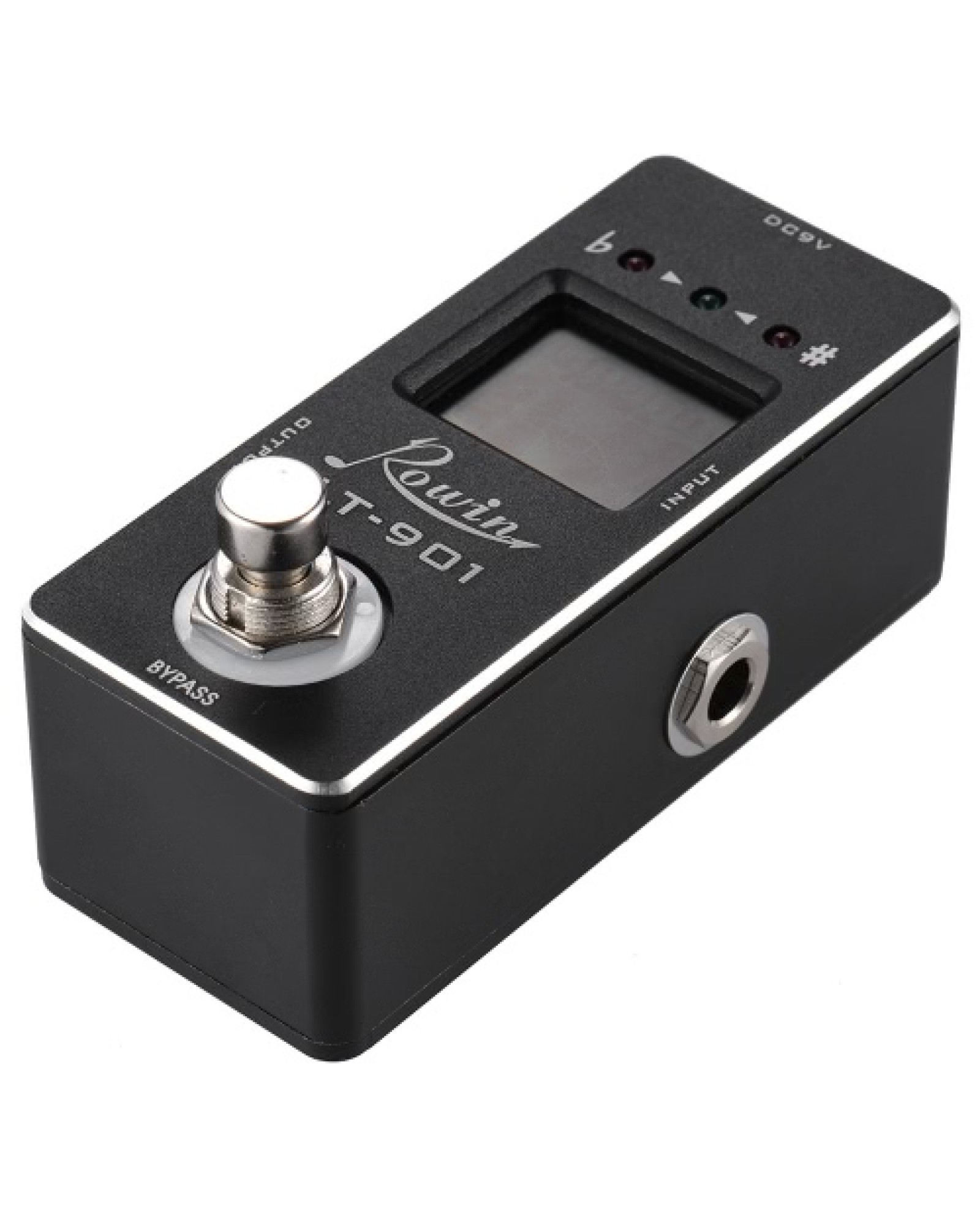 Mini Chromatic Guitar Tuner Pedal Effect True Bypass LCD Display