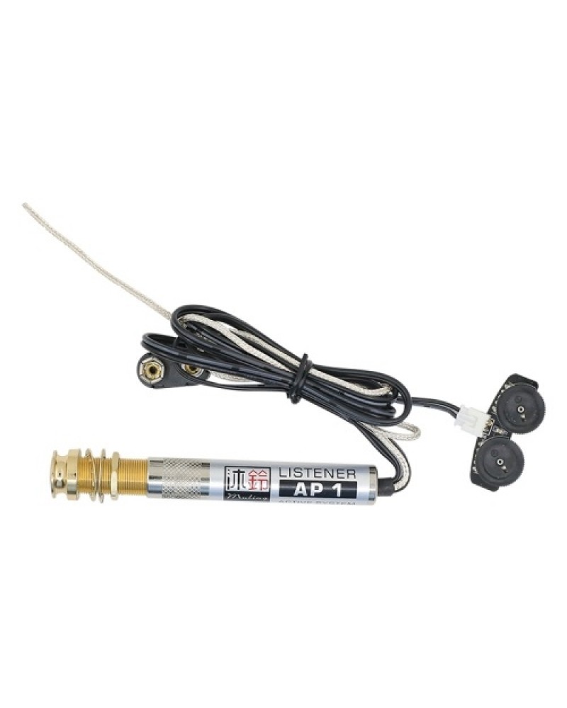 Guitar Piezo Active Pickup Pick-up Transducer with Volume and Tone Control for Folk Classical Guitar Ukulele