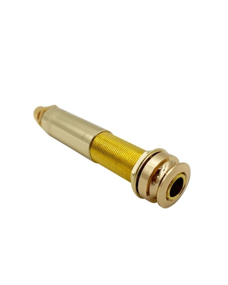 Guitar Pickup Tail Nail Converter Endpin Jack Adapter Copper Material Gold Plated  6.35mm Female to RCA Female Interface