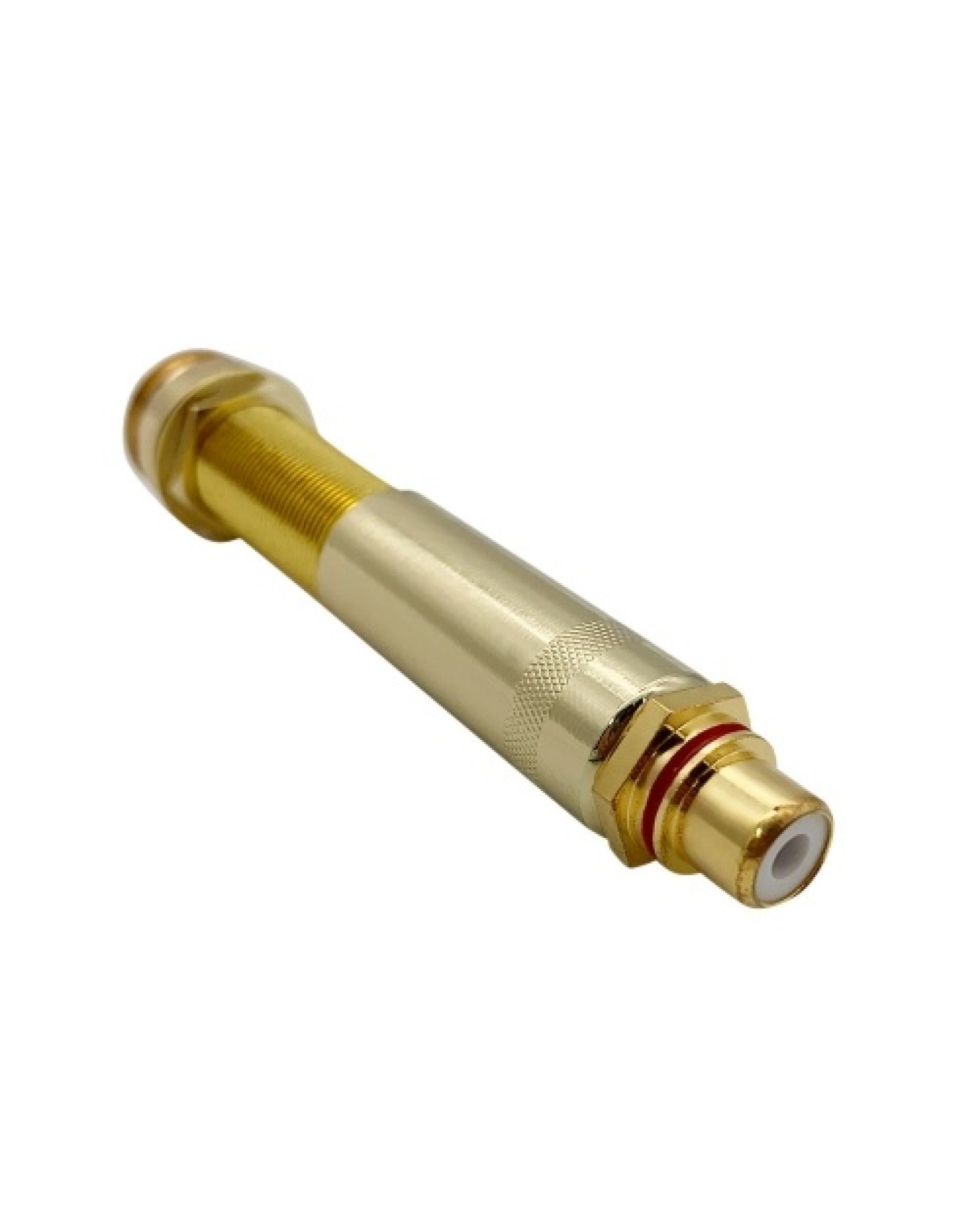 Guitar Pickup Tail Nail Converter Endpin Jack Adapter Copper Material Gold Plated  6.35mm Female to RCA Female Interface