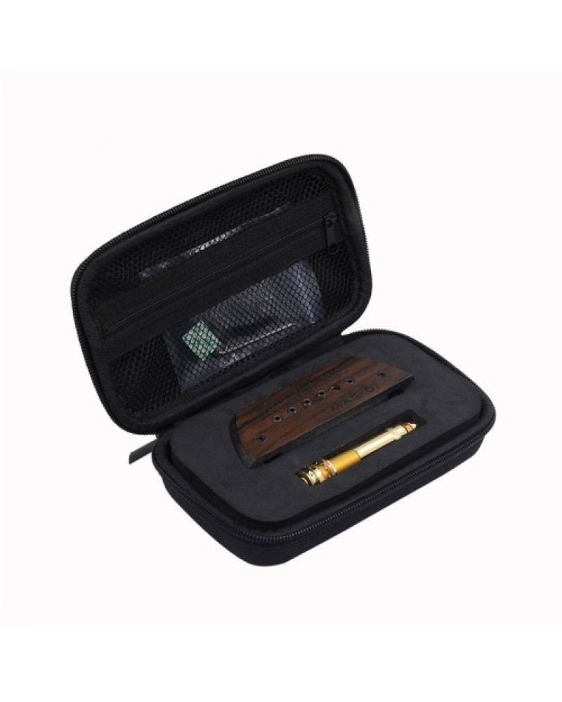 Guitar Passive Sound Hole Pickup Pick-up Transducer with 6.35mm Endpin Jack for Acoustic Folk Guitar