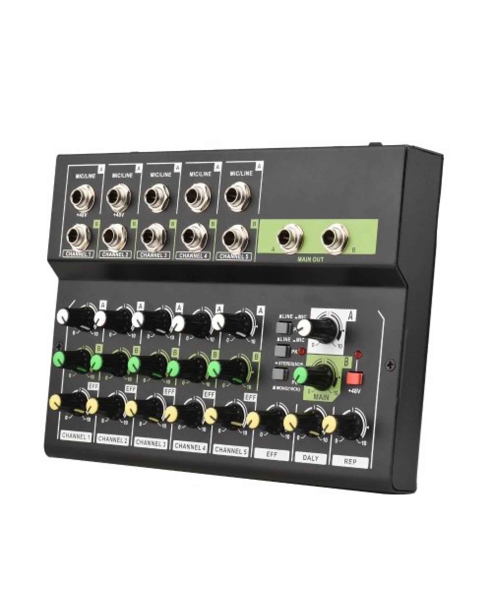 10-Channel Mixing Console Digital Audio Mixer