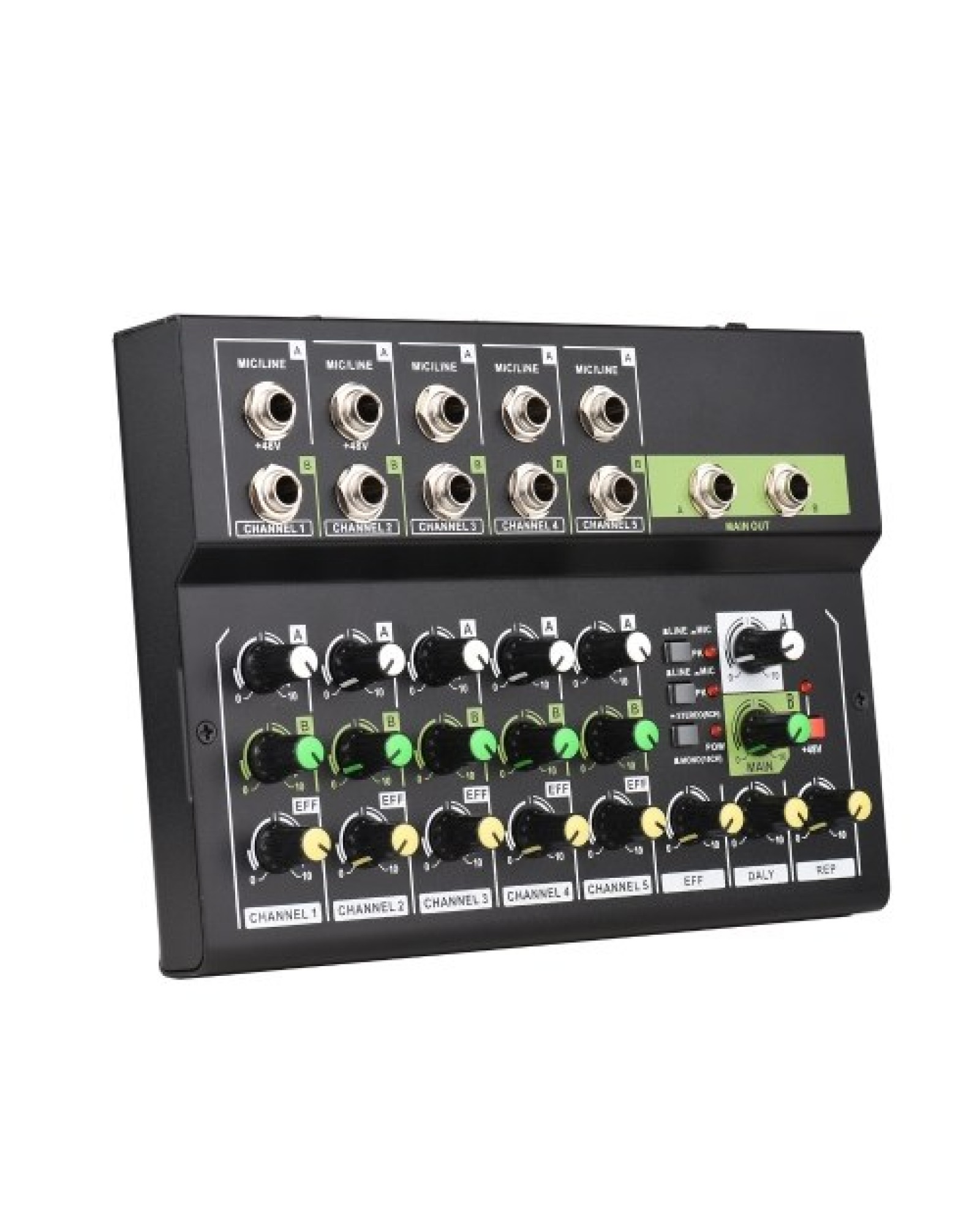 10-Channel Mixing Console Digital Audio Mixer