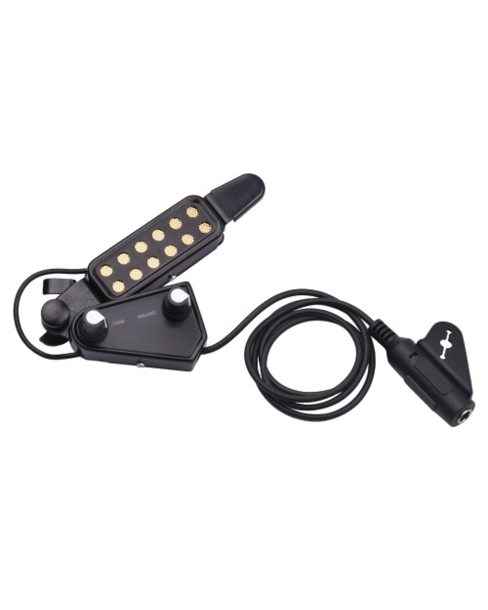 Acoustic Guitar Sound Hole Pickup Magnetic Passive Pick-up System with Tone Volume Control 6.35mm Interface